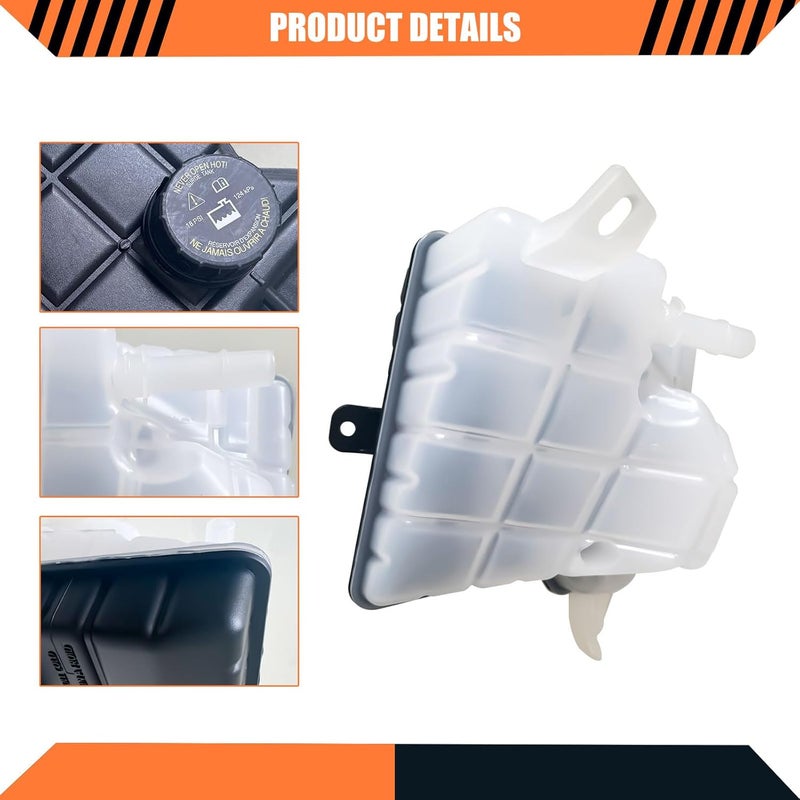 LOSTAR Coolant Overflow Recovery Reservoir Tank with Cap Fit for 2006-2011 Buick Lucerne DTS Replaces 603-237, 25760633 - Image 4